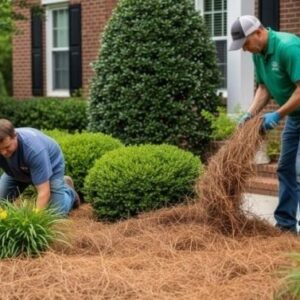 Pine Straw Installation