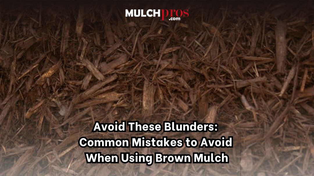 Avoid These Blunders: Common Mistakes to Avoid When Using Brown Mulch