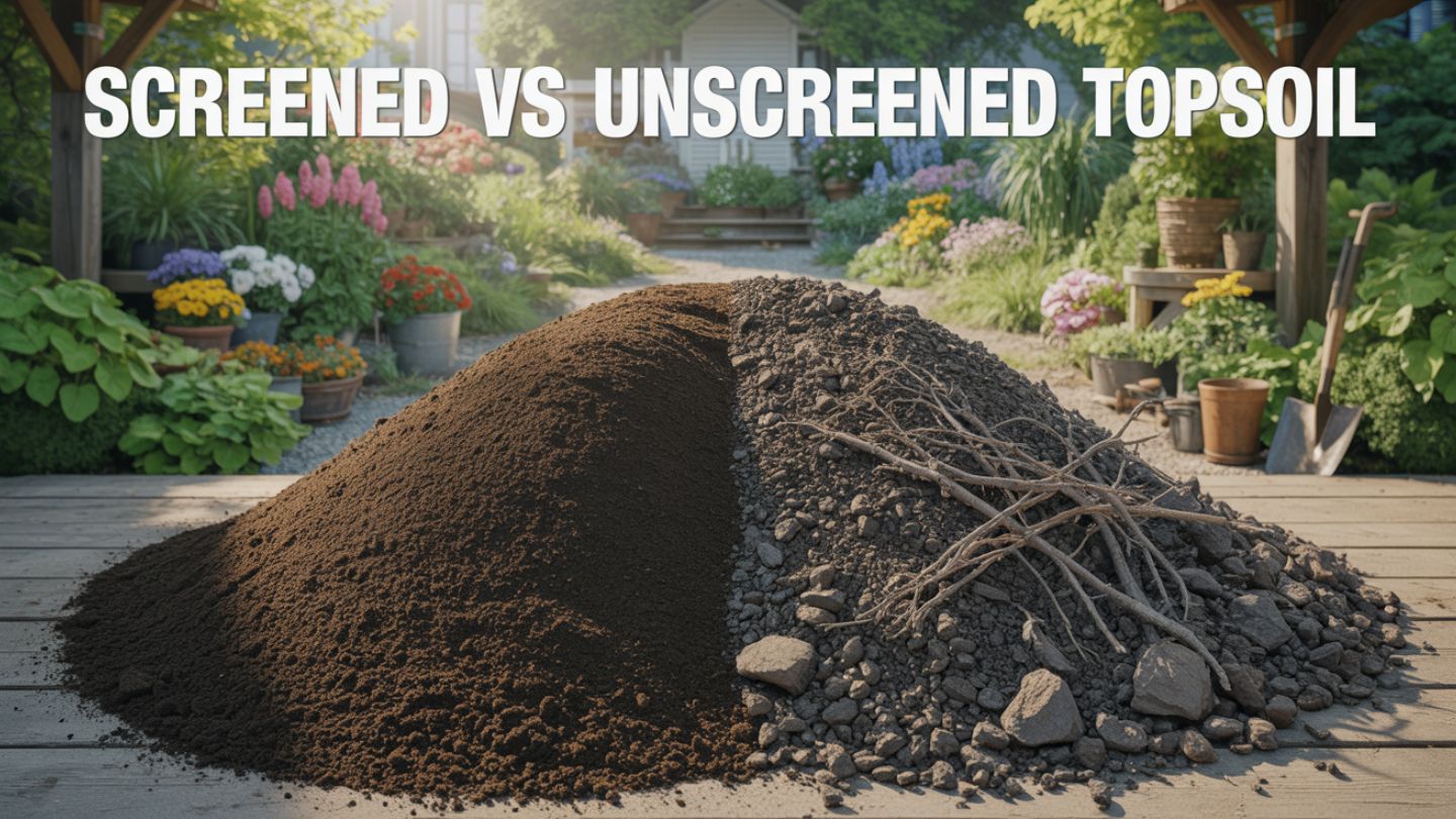 Sifting Through the Soil: The Difference Between Screened vs Unscreened Topsoil for Your Alpharetta Garden