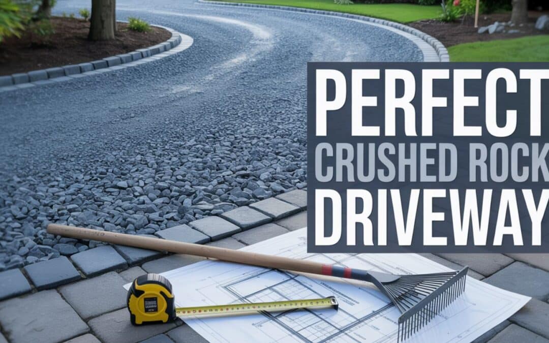 Planning Your Perfect Driveway Layout with Crushed Rock in Milton