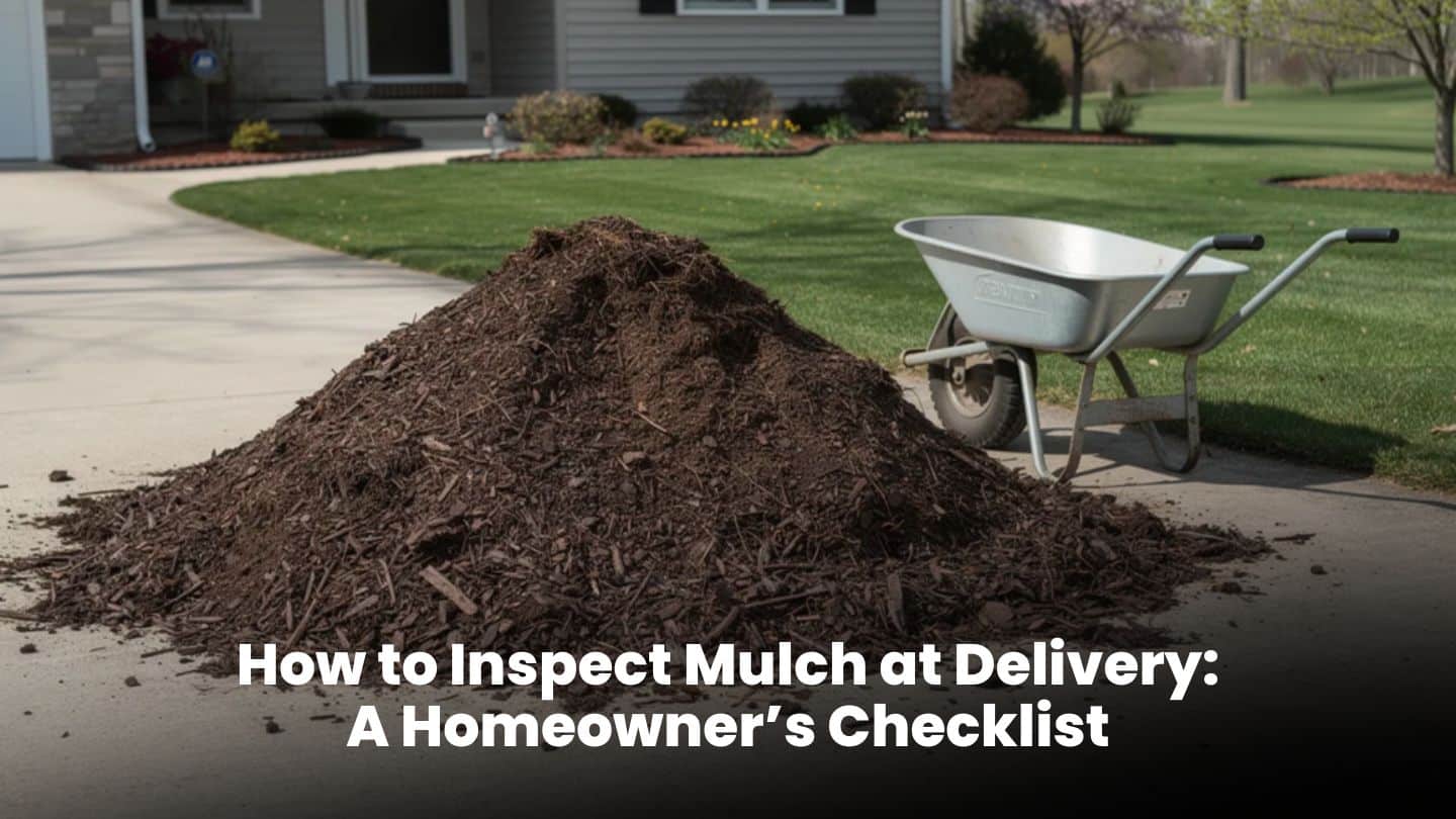 How to Inspect Mulch at Delivery: A Homeowner’s Checklist