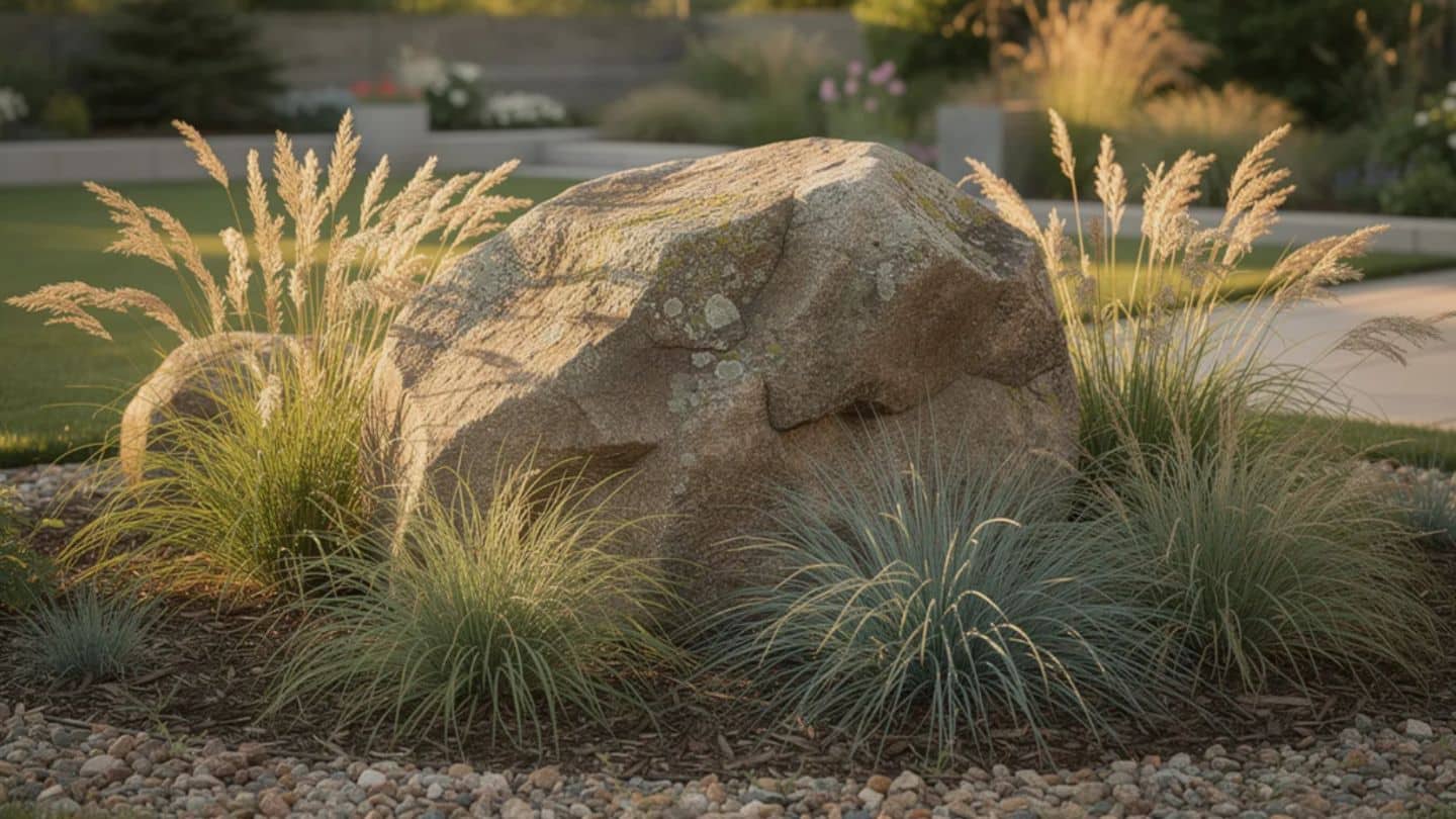 4. Create Stone Focal Points and Garden Features