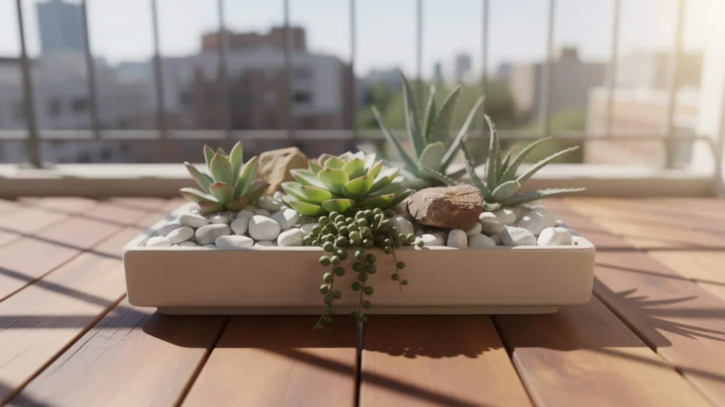 8. Small-Space and Container Ideas with Stone