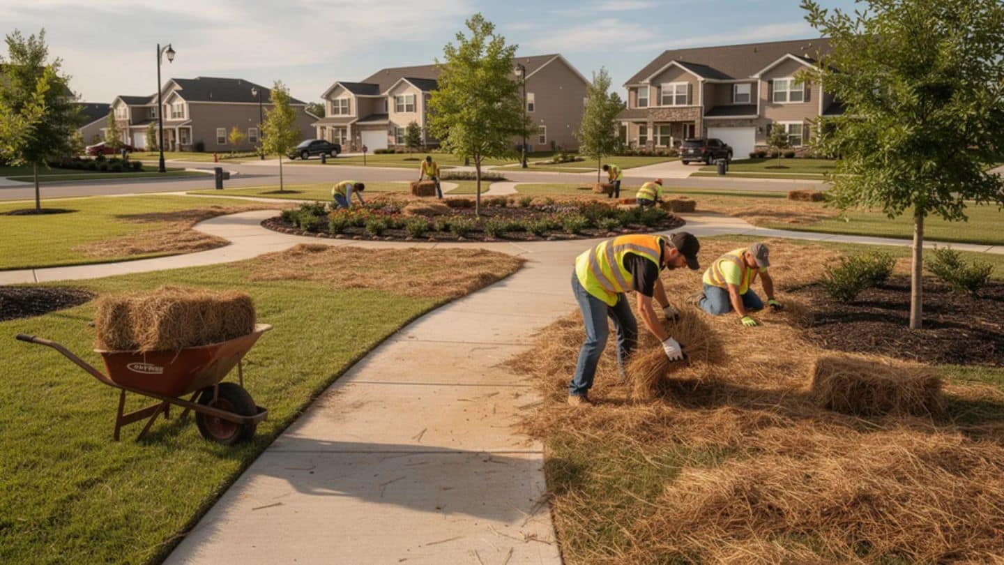 Best Practices for HOA Pine Straw Installation in Cumming