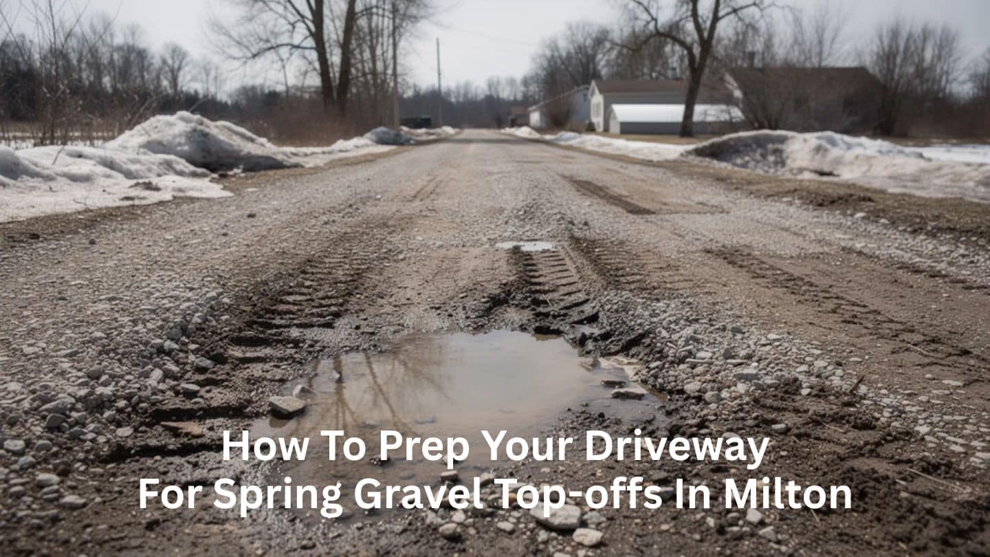 How to Prep Your Driveway for Spring Gravel Top-Offs in Milton