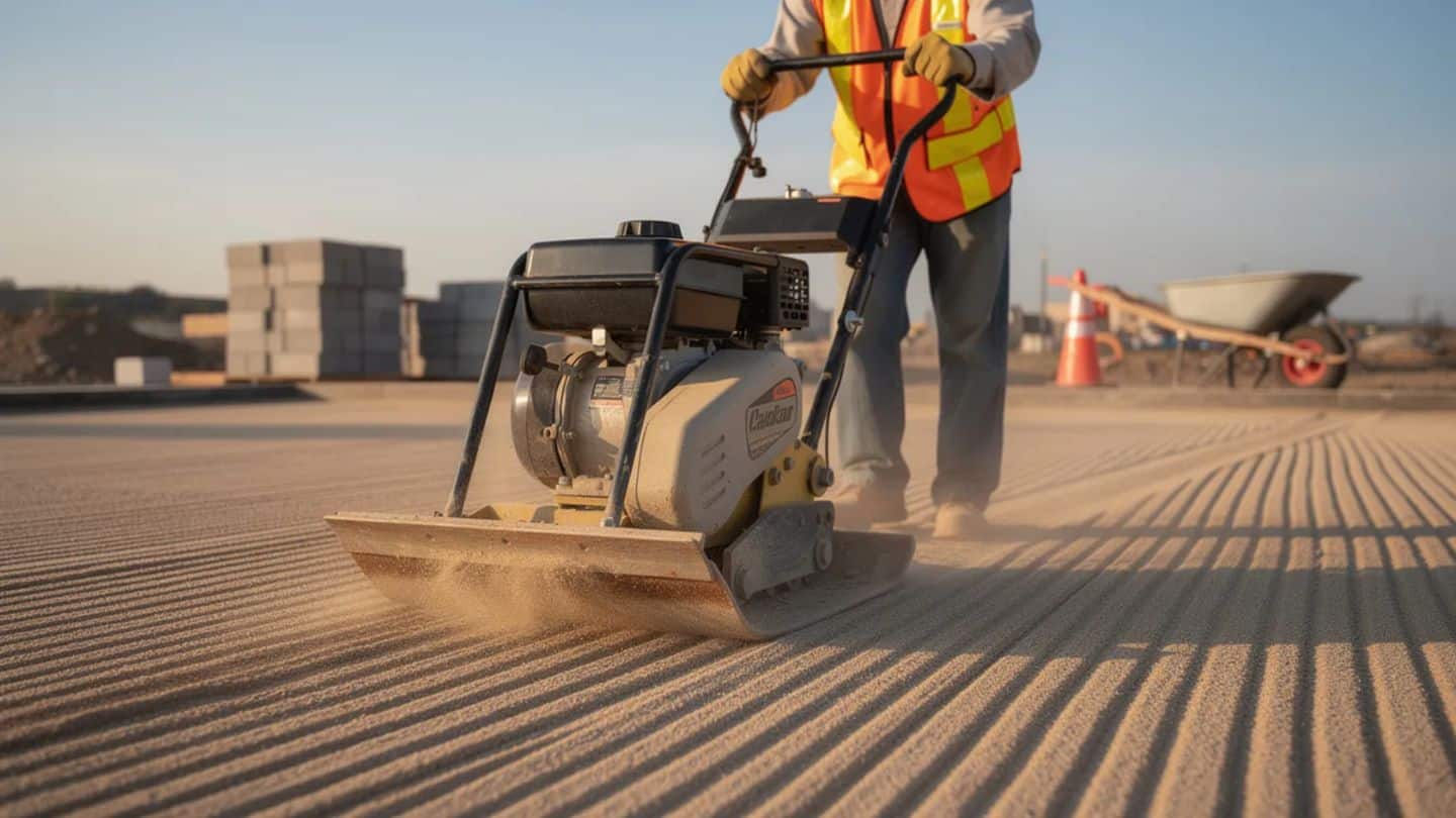 installation considerations: masonry sand vs river sand on site