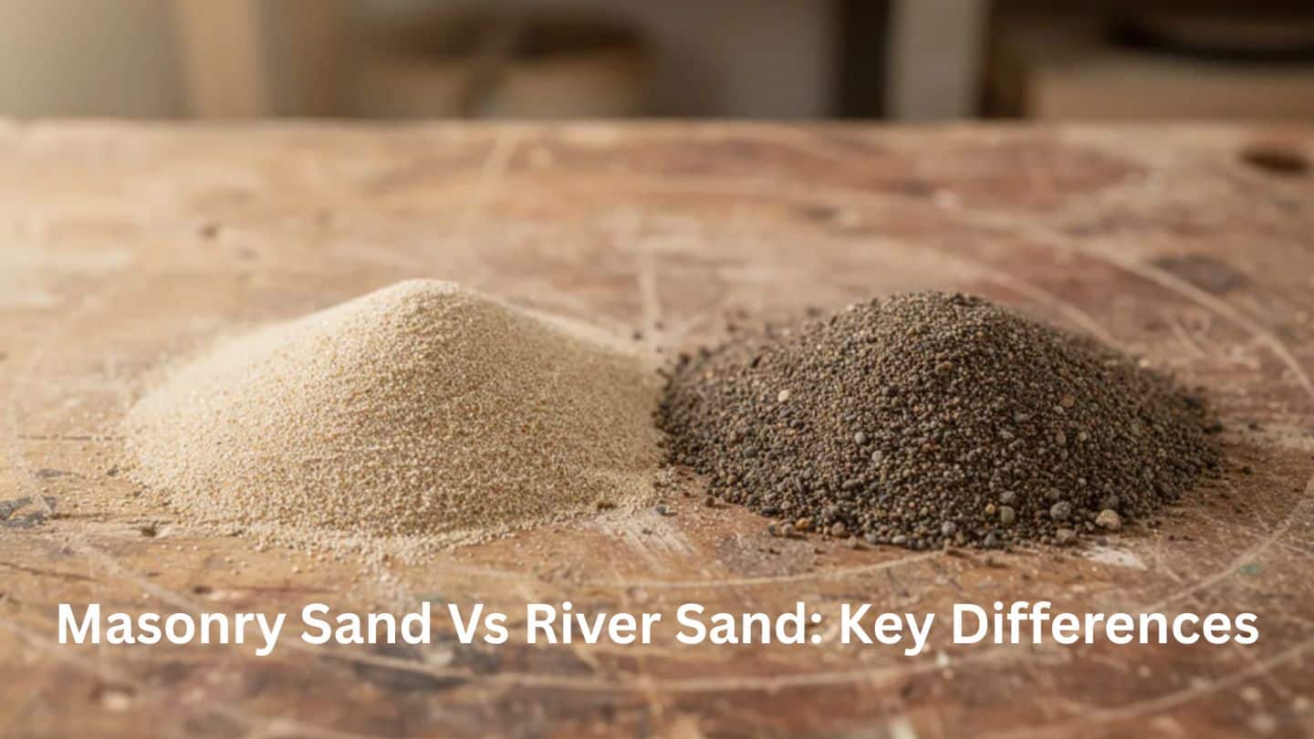 Masonry Sand vs River Sand: Key Differences
