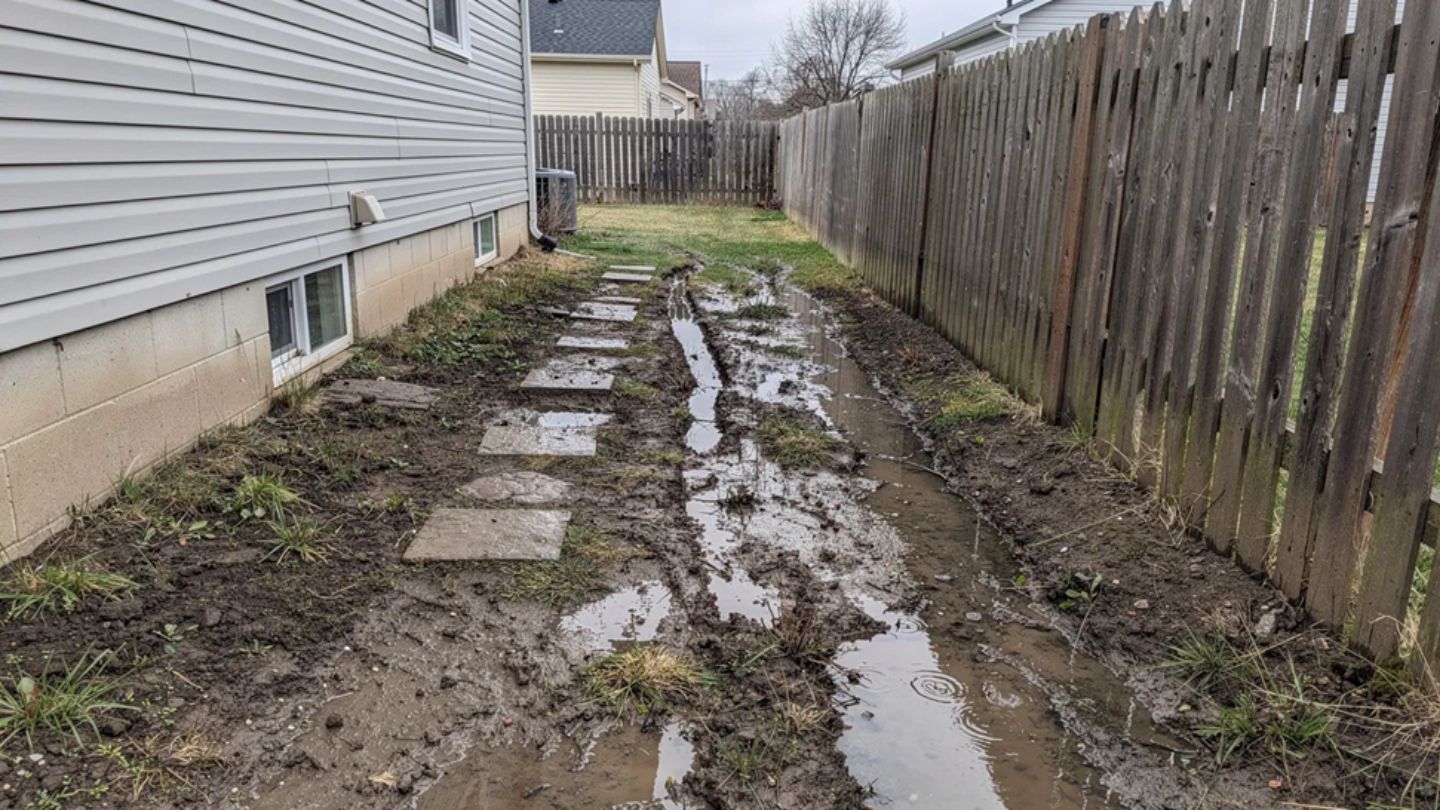 Common Side Yard Drainage Problems