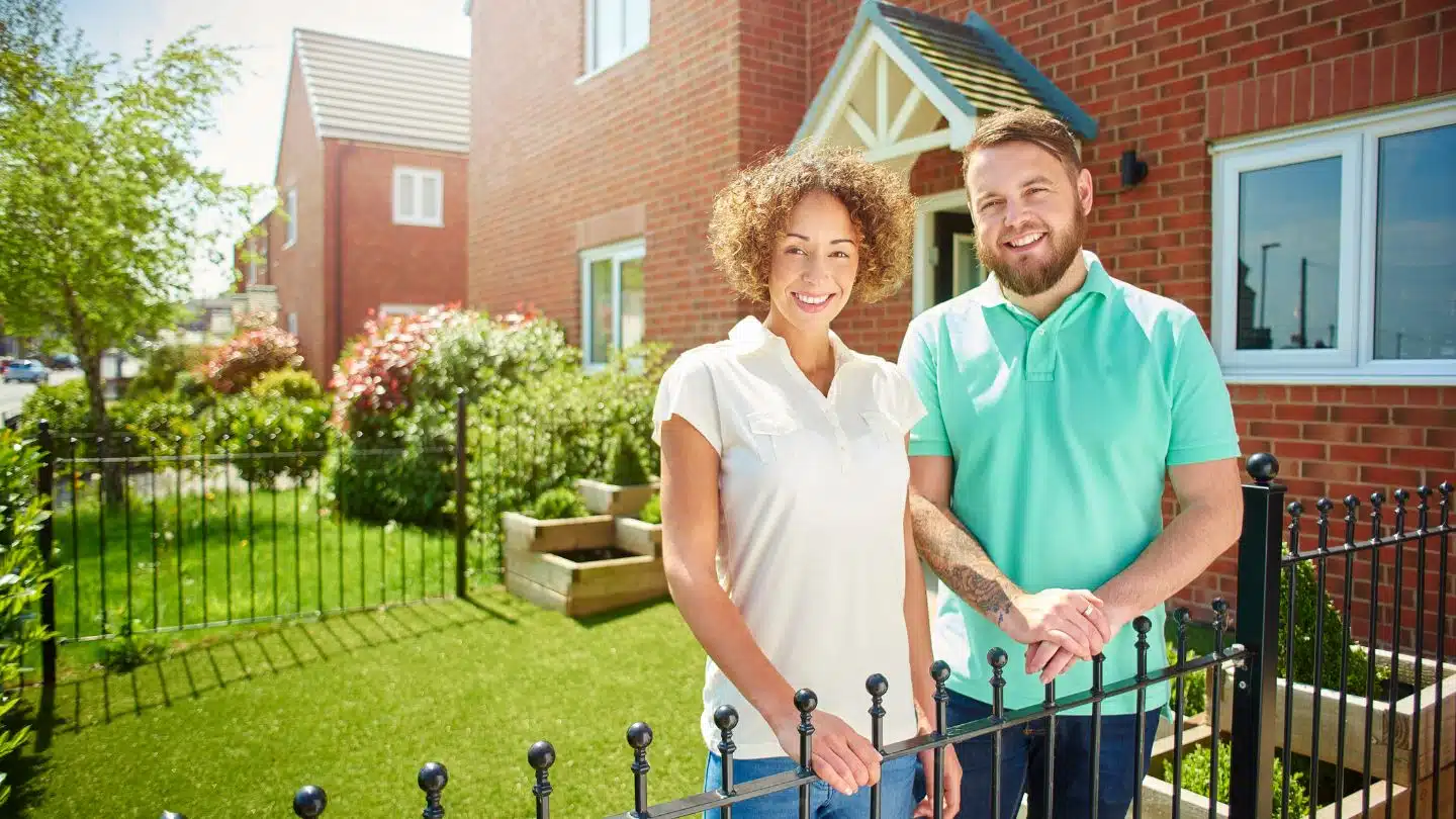 Happy Homeowners After Professional Landscape Supply Service