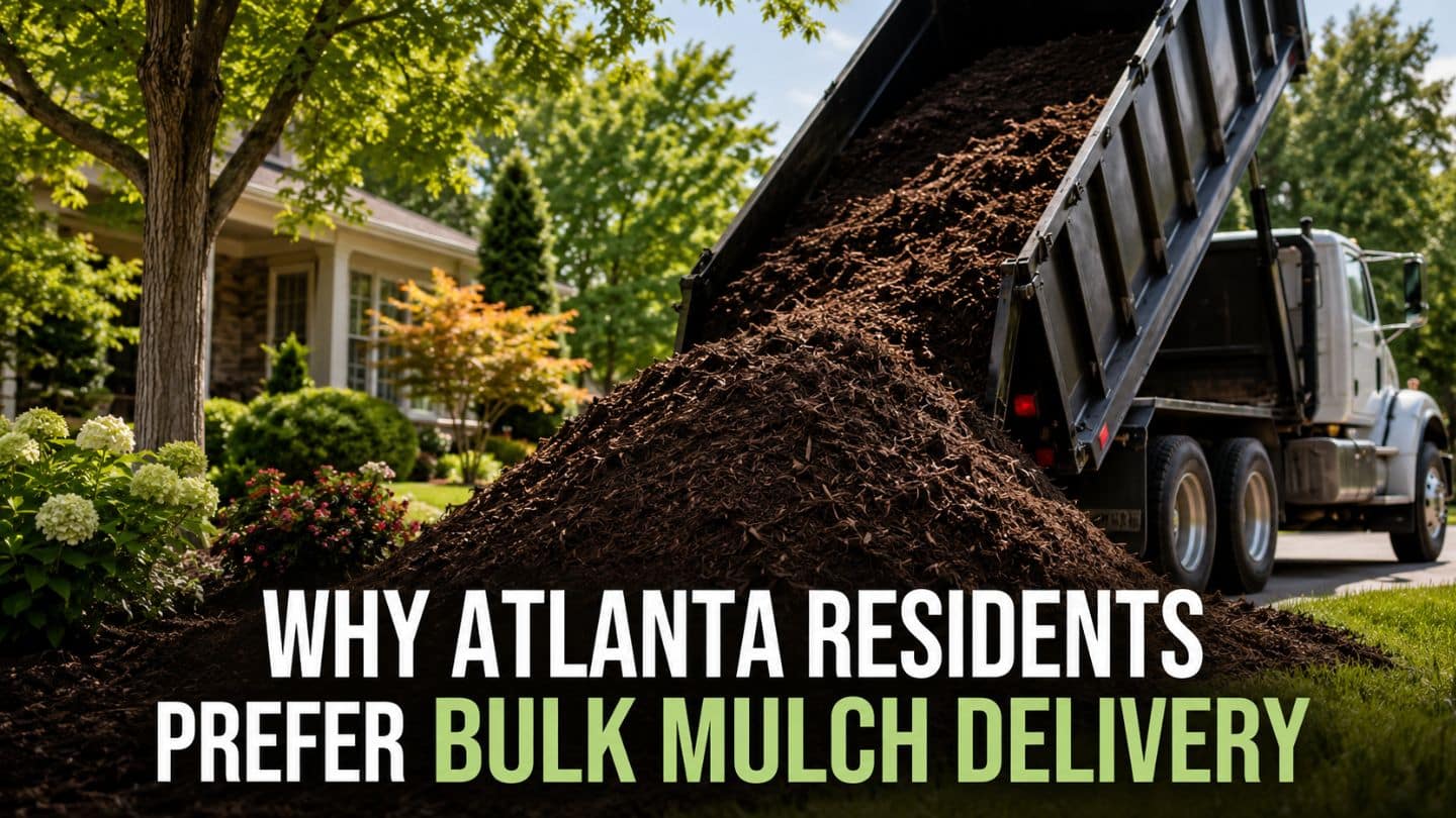 Why Atlanta Residents Prefer Bulk Mulch Delivery Over Store-Bought Bags