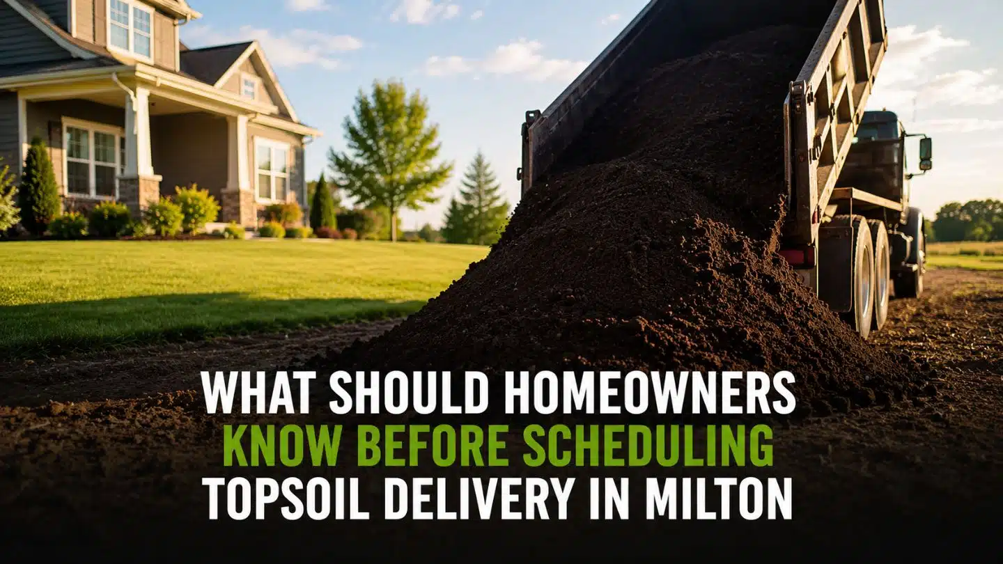 Topsoil Delivery For Residential Landscaping Projects In Milton Topsoil Delivery For Residential Landscaping Projects In Milton