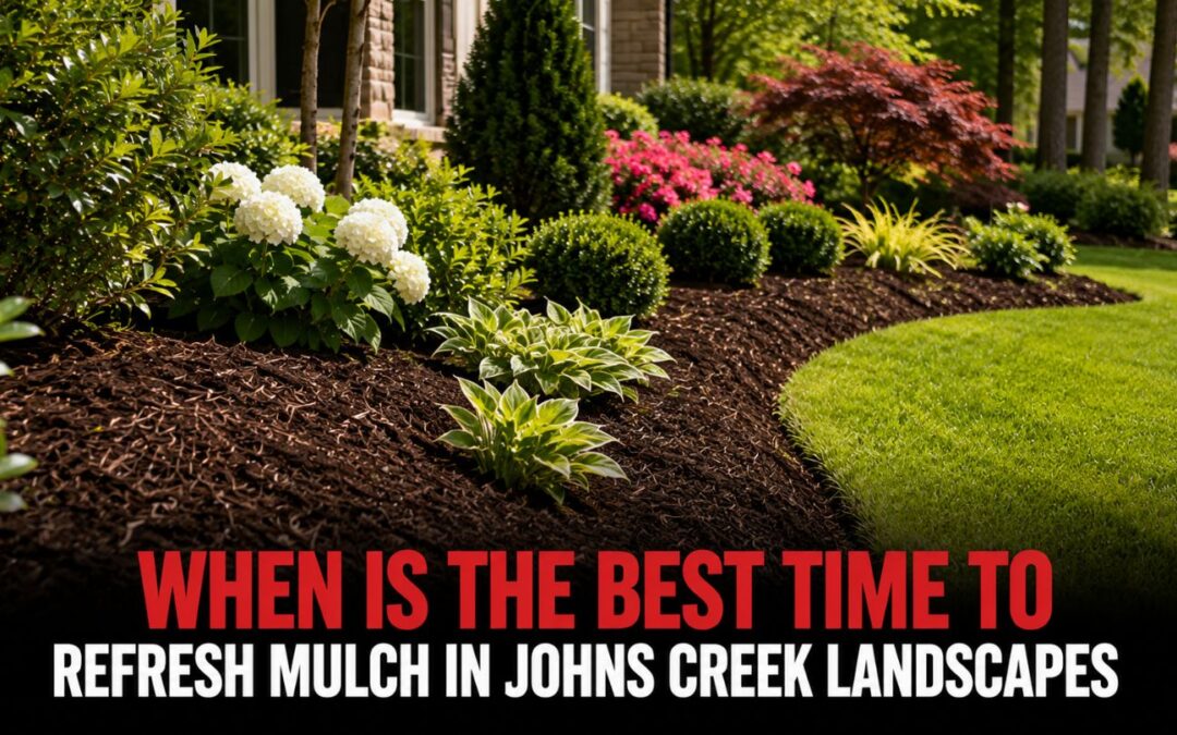 When Is the Best Time to Refresh Mulch in Johns Creek Landscapes
