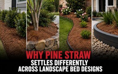 Why Pine Straw Settles Differently Across Landscape Bed Designs