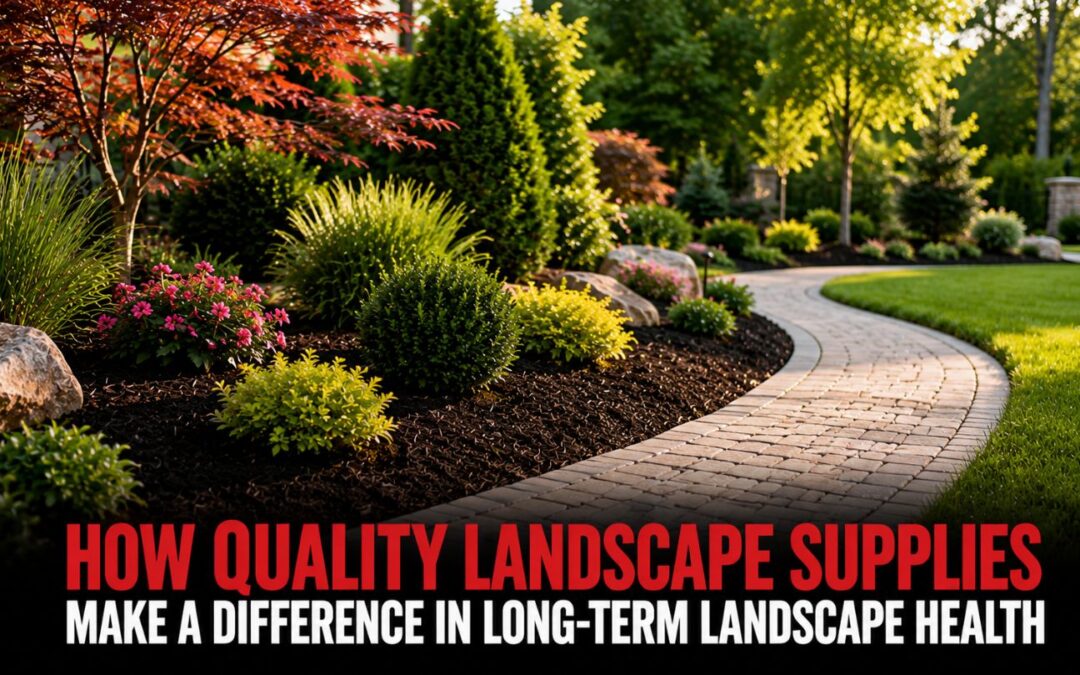 How Quality Landscape Supplies Make a Difference in Long-Term Landscape Health