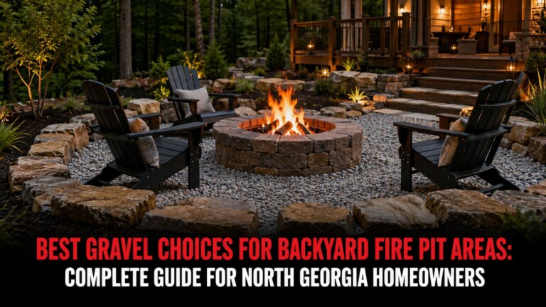 Best Gravel Choices for Backyard Fire Pit Areas: Complete Guide for North Georgia Homeowners