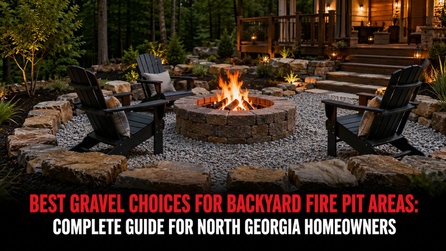 Best Gravel Choices for Backyard Fire Pit Areas: Complete Guide for North Georgia Homeowners