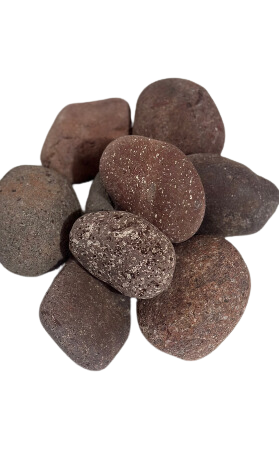 Tarima de Piedra de Playa Mexicana Roja 2-4 pulg.
