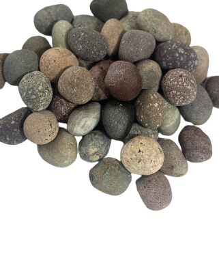 Piedras de Playa Mexicanas Exóticas 2-4 pulg., Tarima