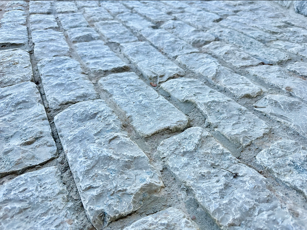 Texas Blue Limestone Stair Treads 18x36x4