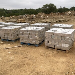 Texas Blue Limestone Stair Treads 18x36x4