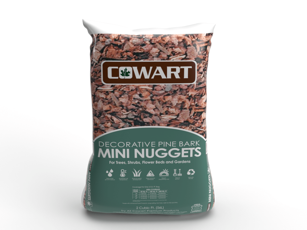 Pine Bark Mini Nugget Mulch - Bags (2 Cu Ft)