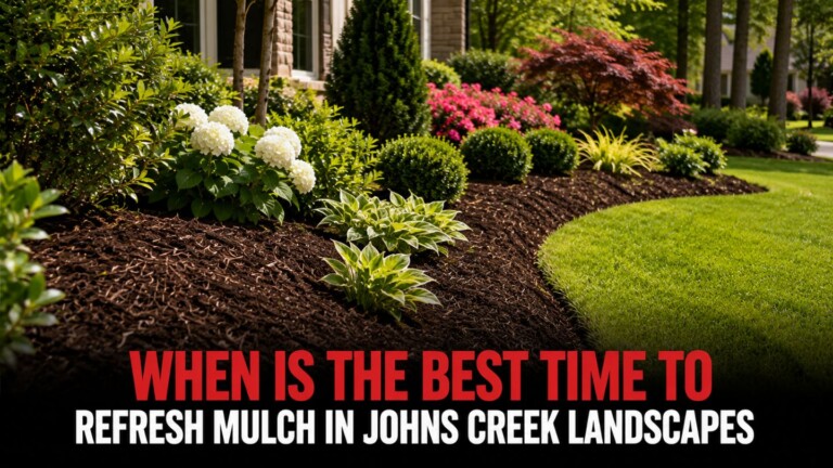 When Is the Best Time to Refresh Mulch in Johns Creek Landscapes