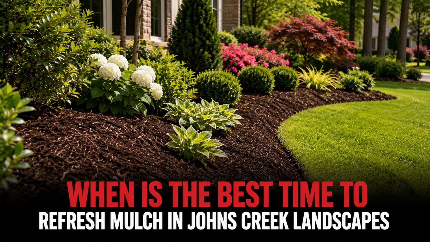 When Is the Best Time to Refresh Mulch in Johns Creek Landscapes