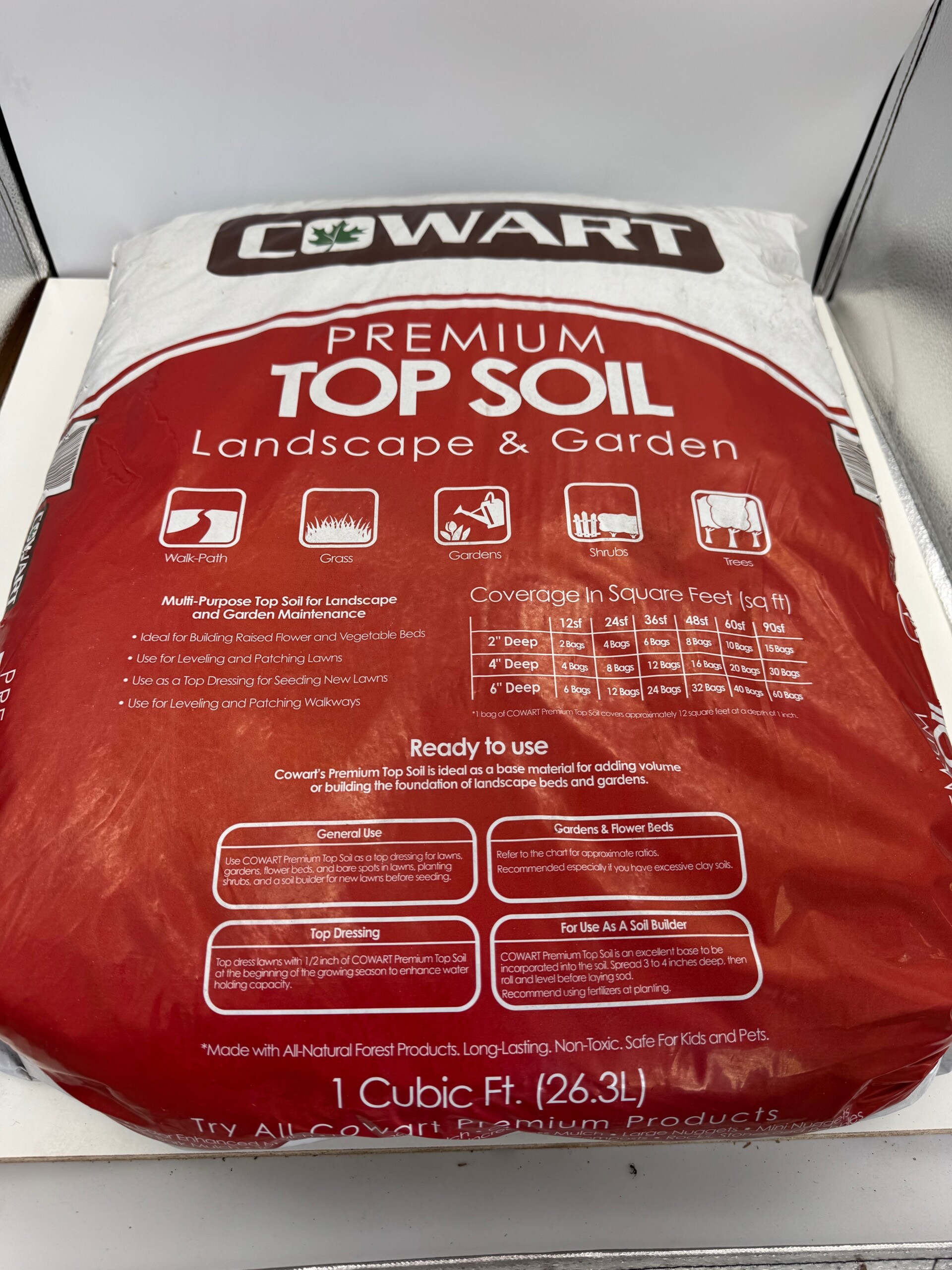 Bolsas de Tierra Vegetal Premium 1 pie³