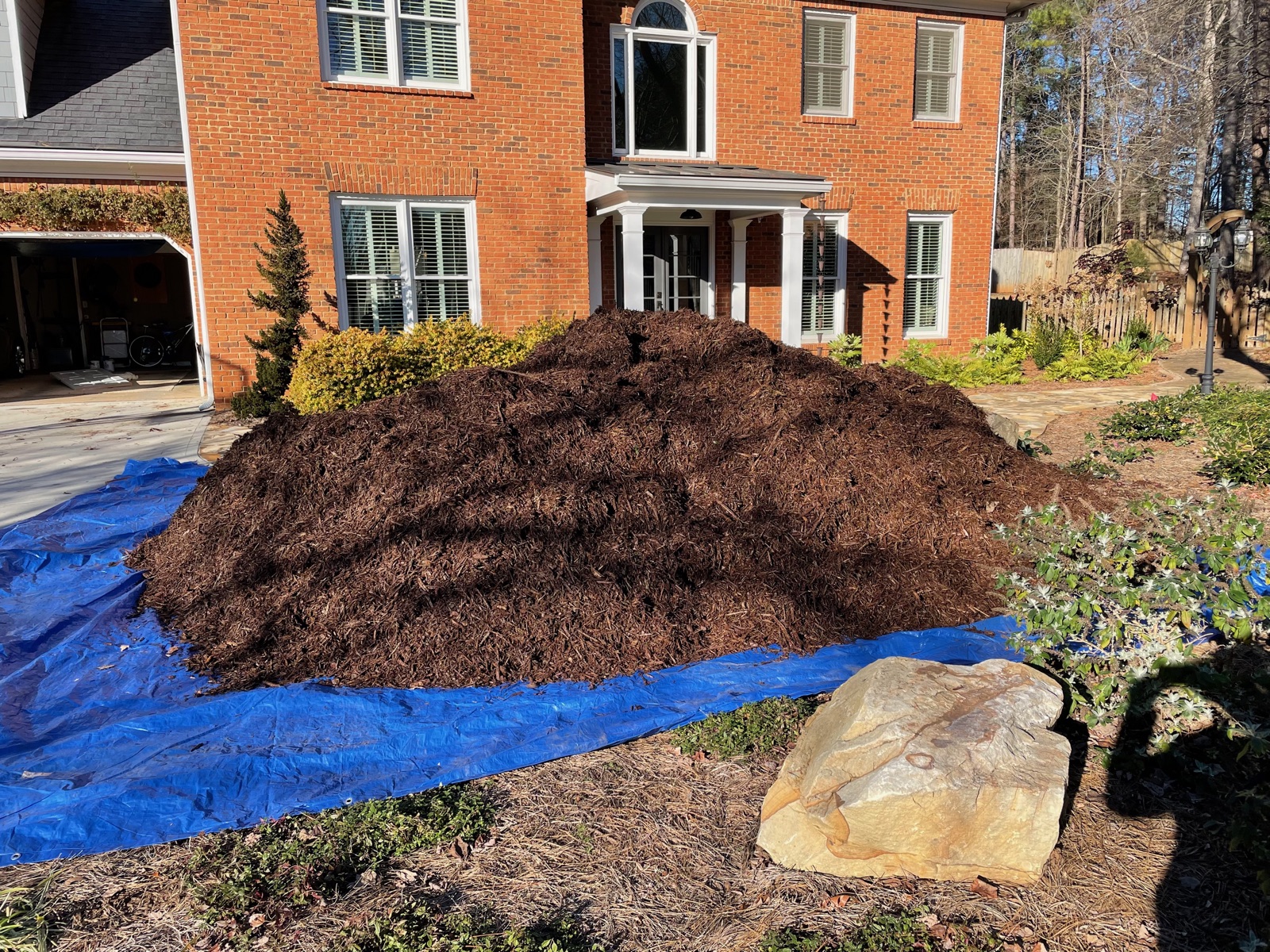 Brown Mulch - Bulk (per Cu Yd)