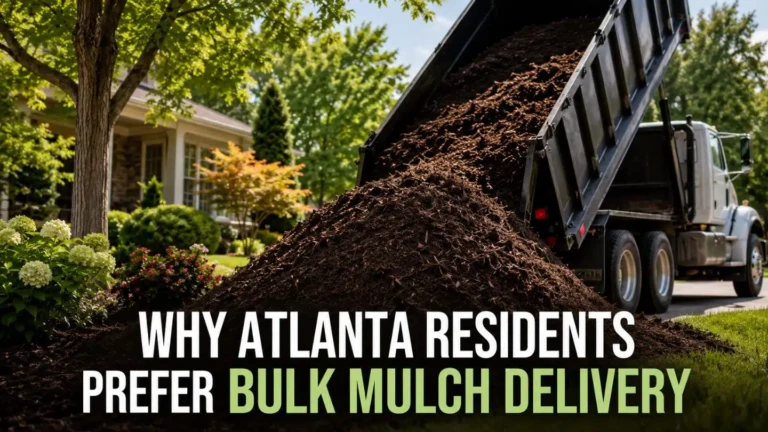 Bulk Mulch Delivery For Residential Landscaping In Atlanta