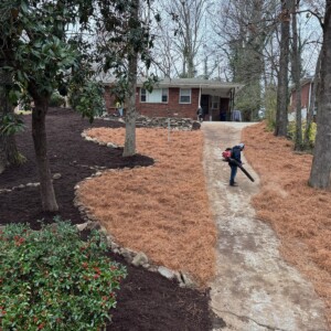 Pine Straw Installation