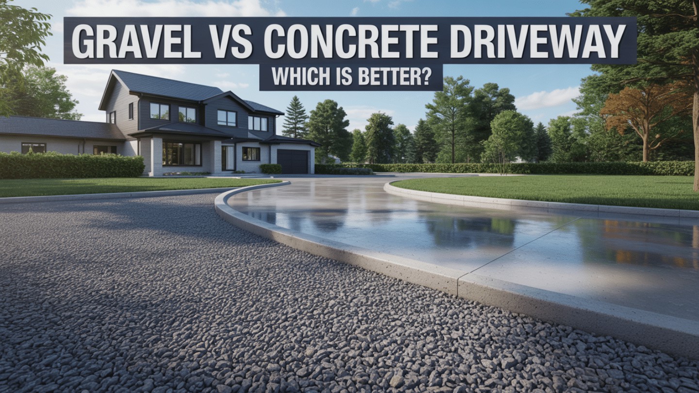 Gravel vs Concrete Driveway: Which Is Better
