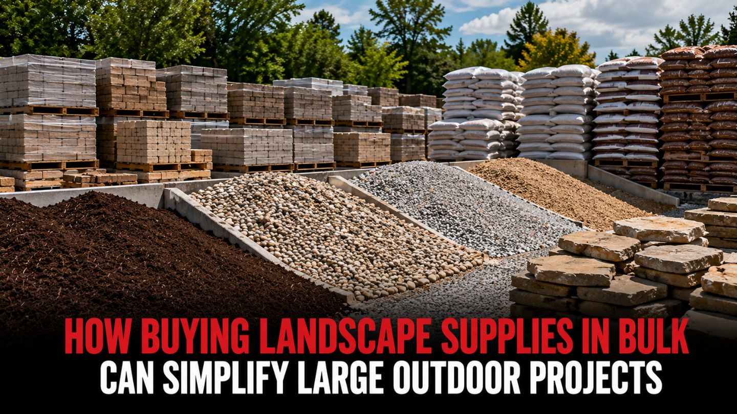 How Buying Landscape Supplies in Bulk Can Simplify Large Outdoor Projects