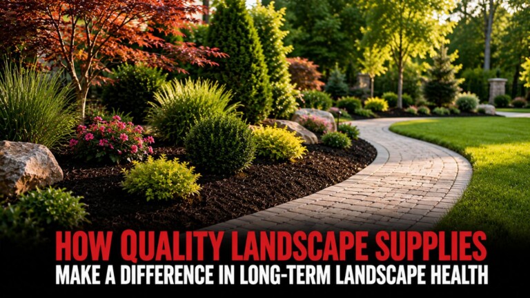 How Quality Landscape Supplies Make a Difference in Long-Term Landscape Health