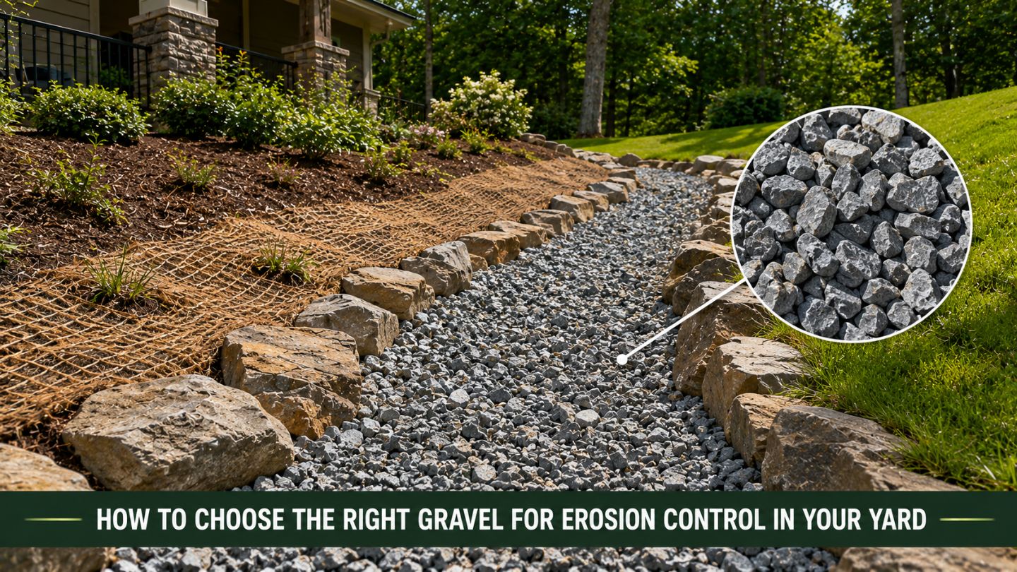 How to Choose the Right Gravel for Erosion Control in Your Yard
