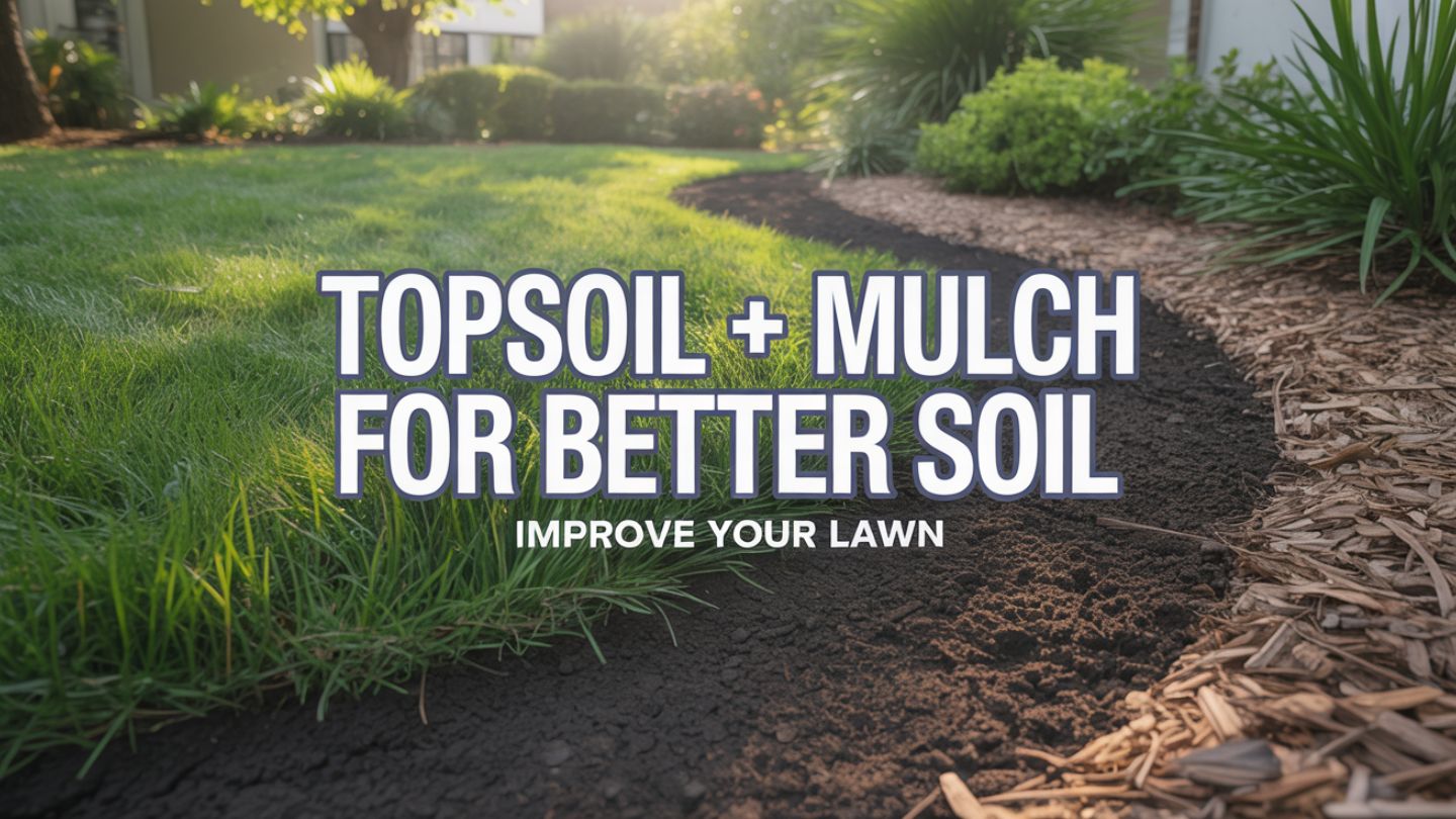 How to Improve Your Lawn's Soil with Topsoil and Mulch