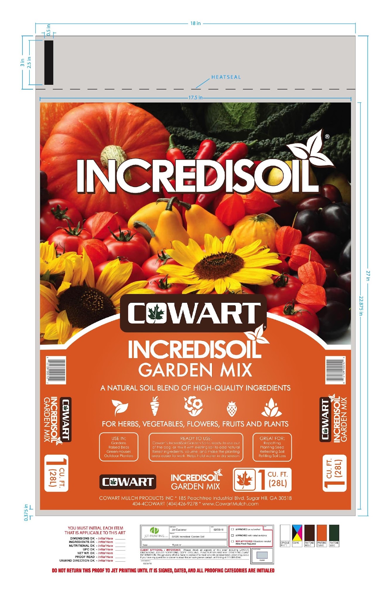 IncrediSoil® Garden Mix - Bags (1 Cu Ft)